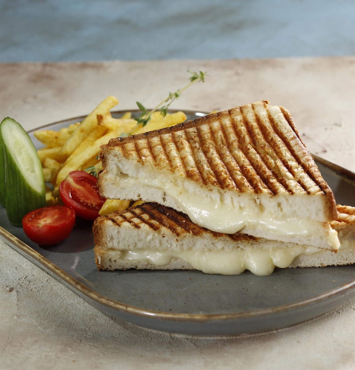 Sade Kaşarlı Tost